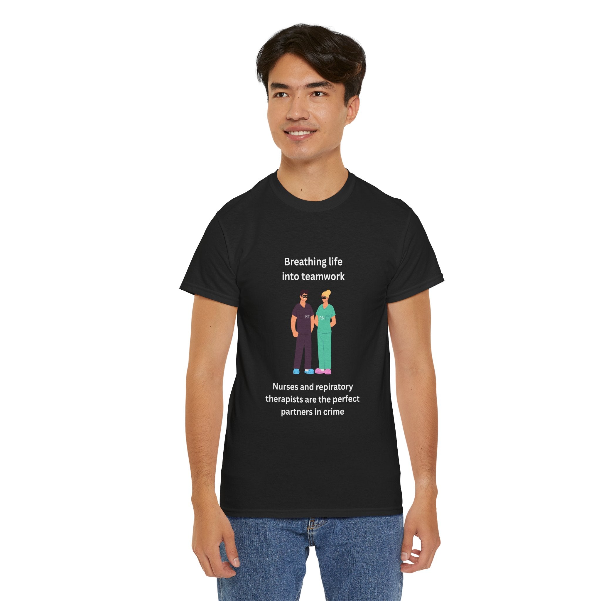 Breathing life into teamwork T-Shirt - Lung Monkey