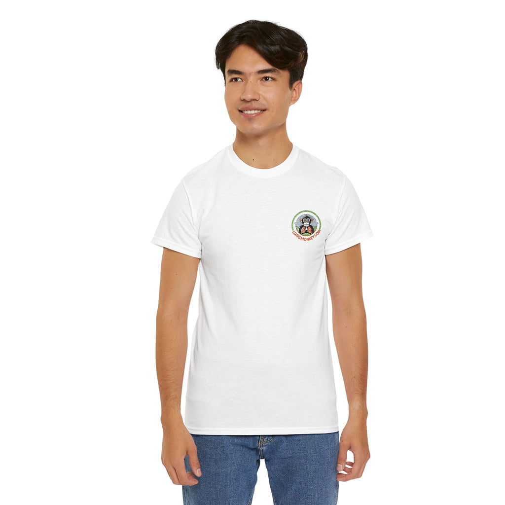 Embroidered Lung Monkey Tee - Lung Monkey