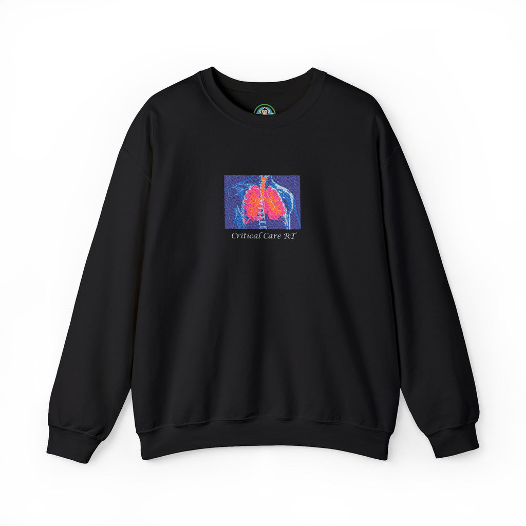 Critical Care RT Sweatshirt - Unisex - Lung Monkey