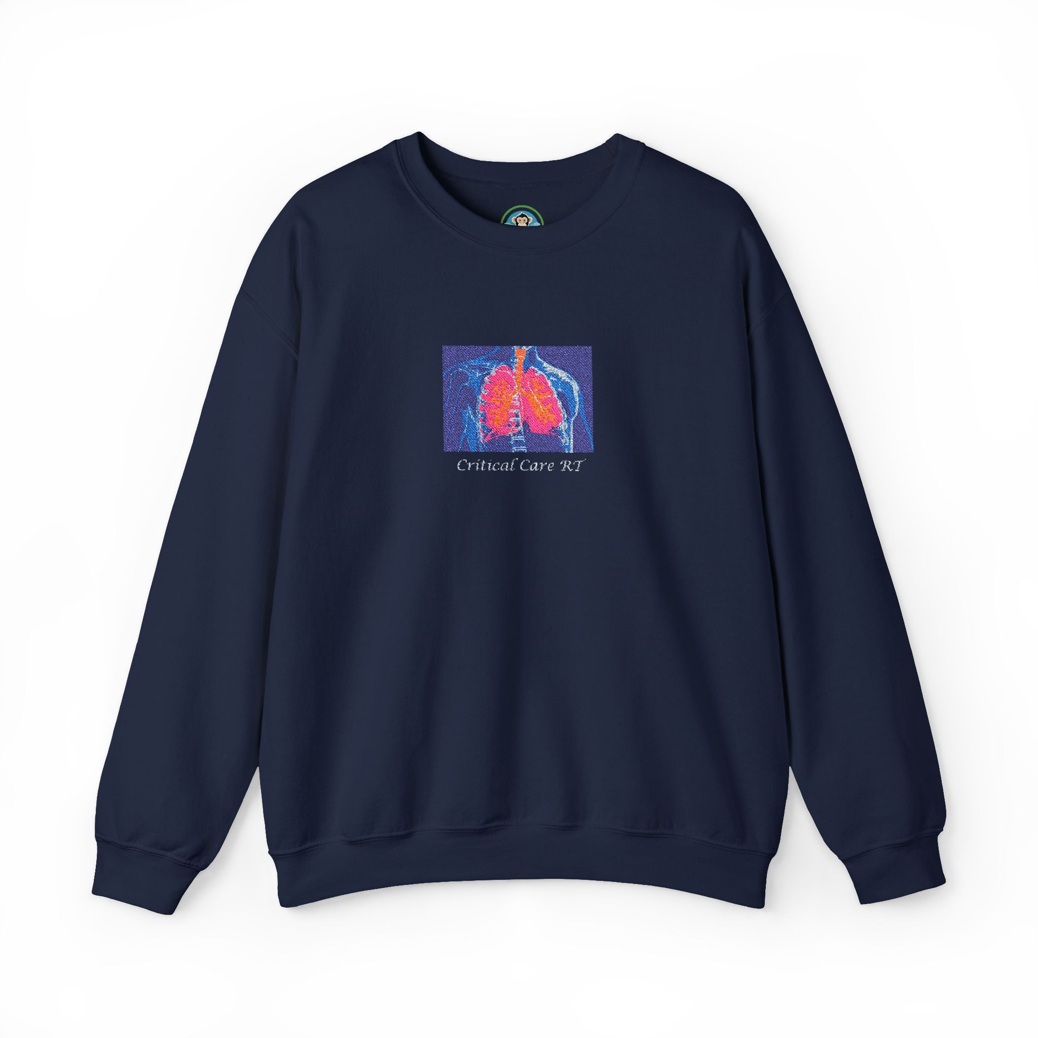 Critical Care RT Sweatshirt - Unisex - Lung Monkey