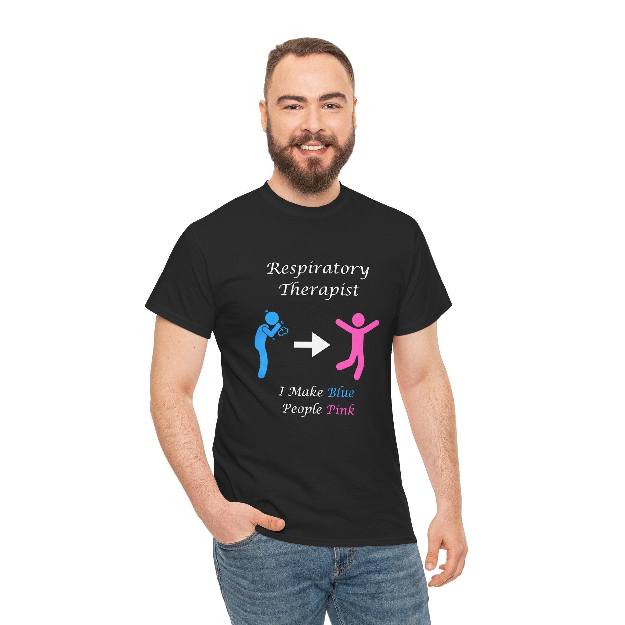 I make blue people pink Respiratory Tee