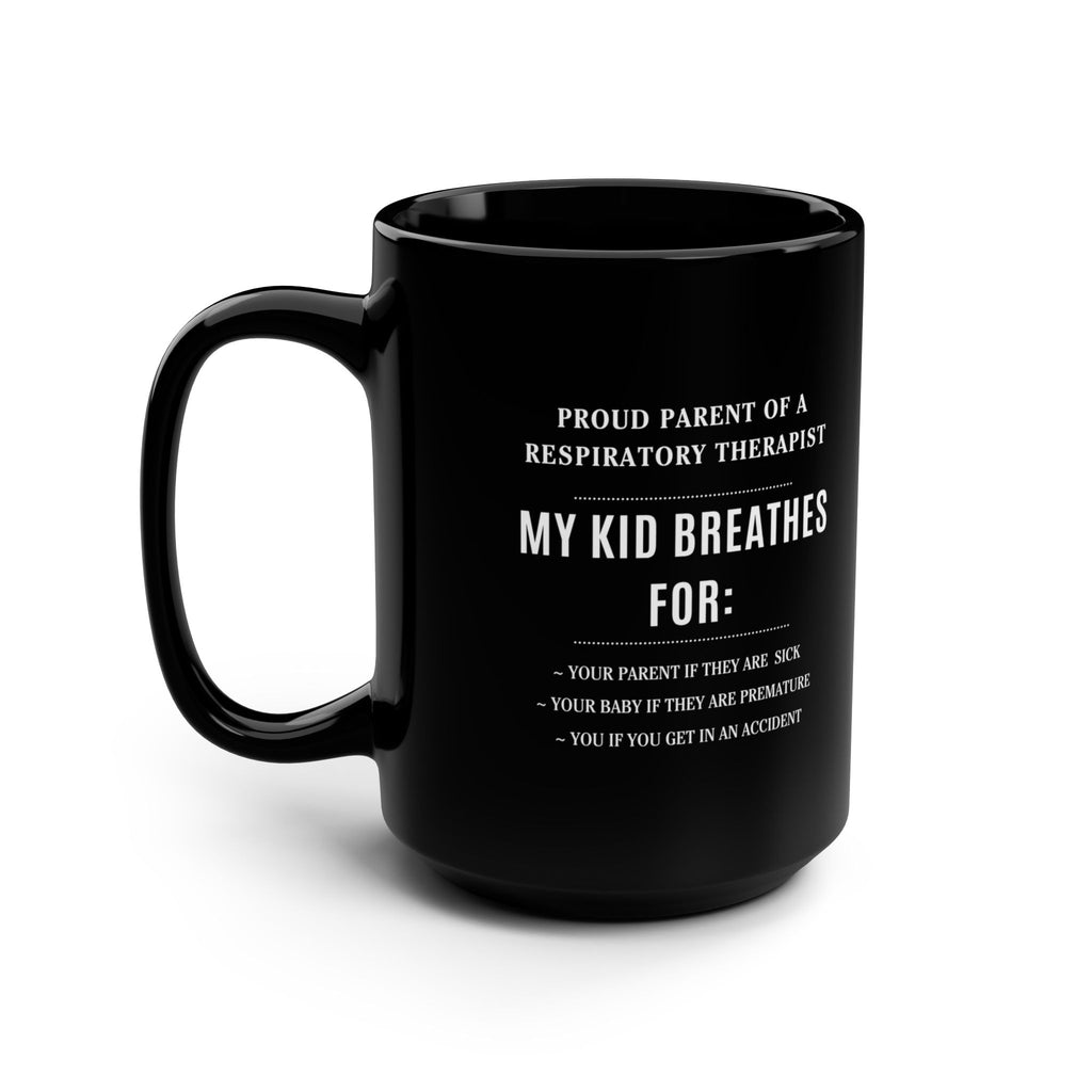 Proud Parent of a Respiratory Therapist Mug - Lung Monkey