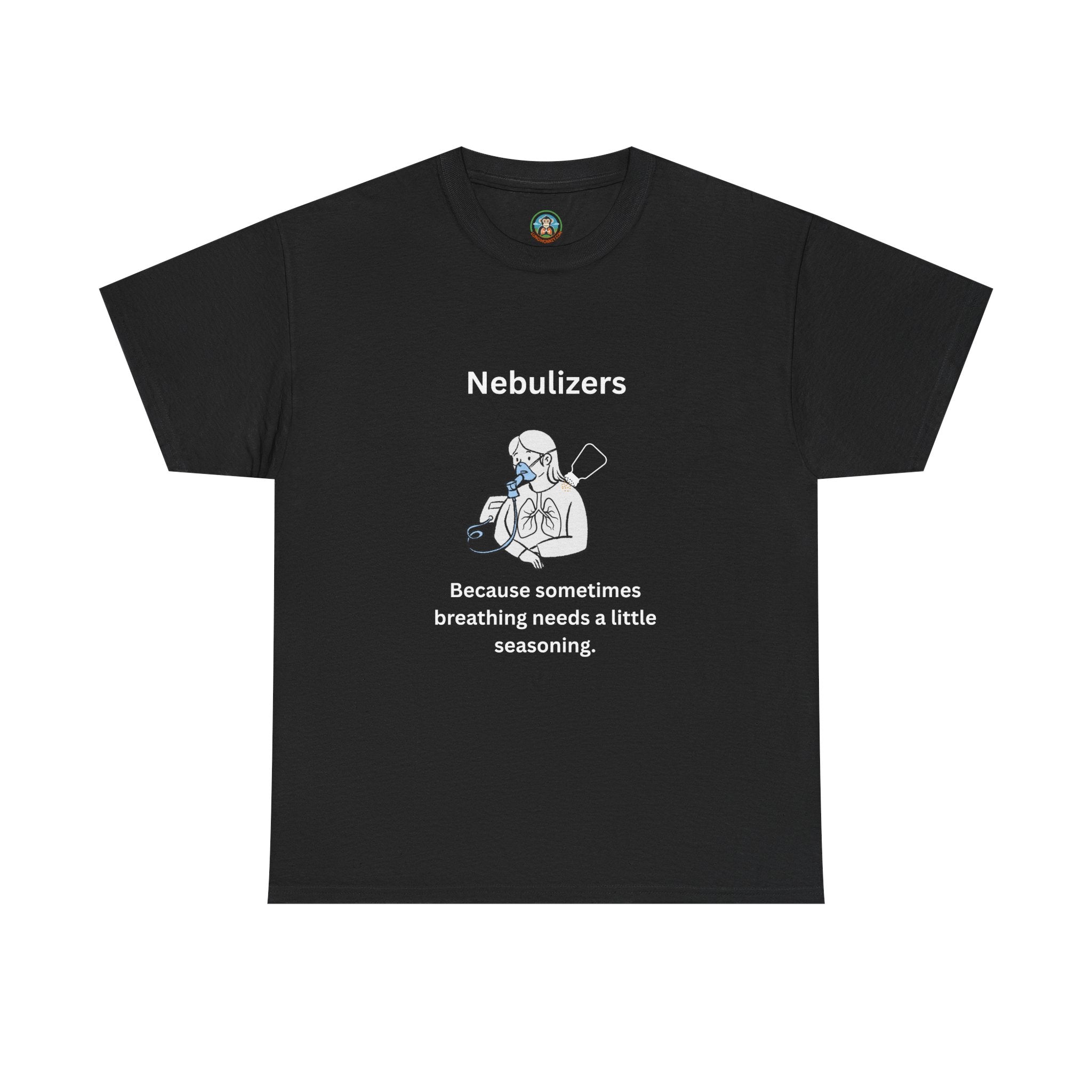 Nebulizer Seasoning - Respiratory Tee - Lung Monkey