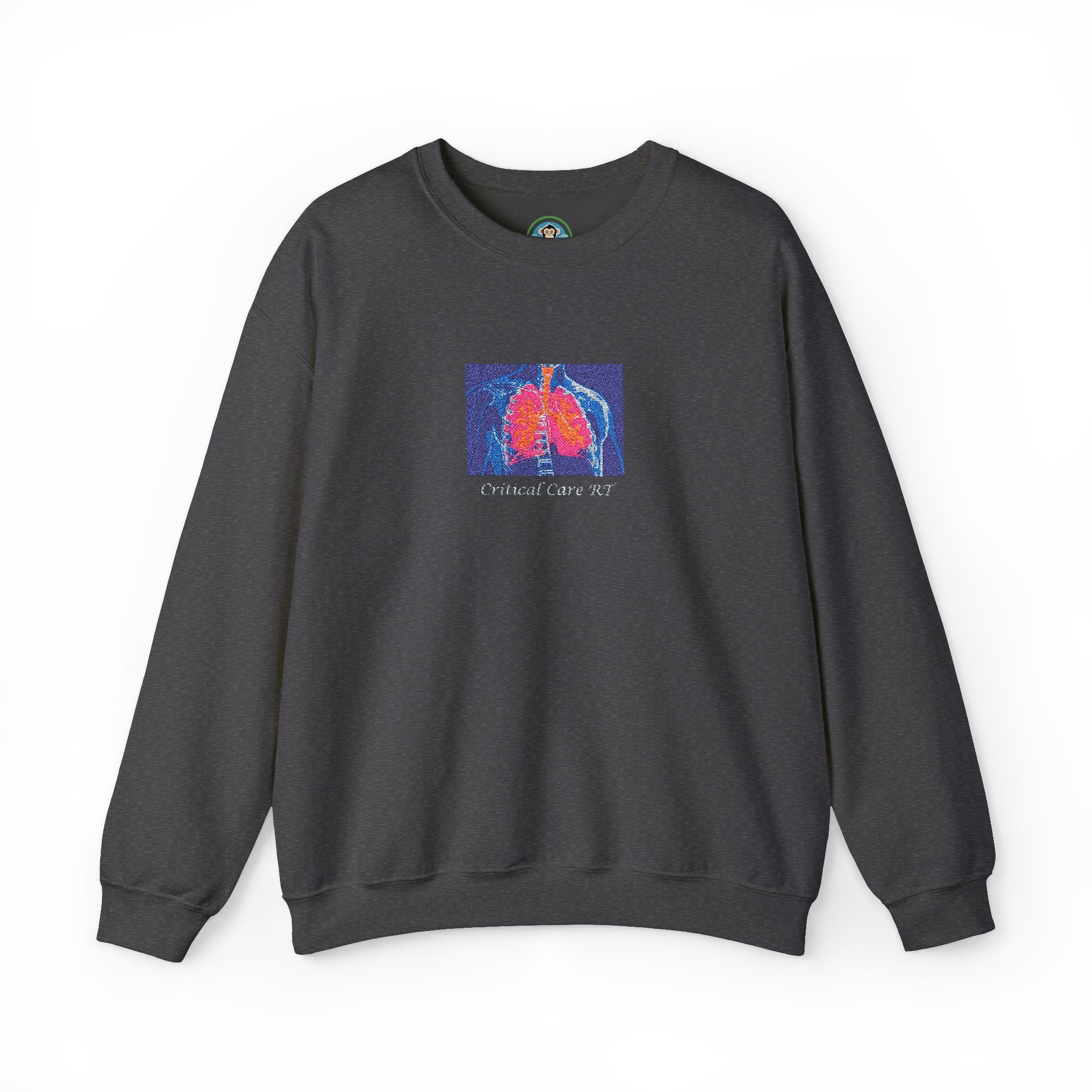 Critical Care RT Sweatshirt - Unisex - Lung Monkey
