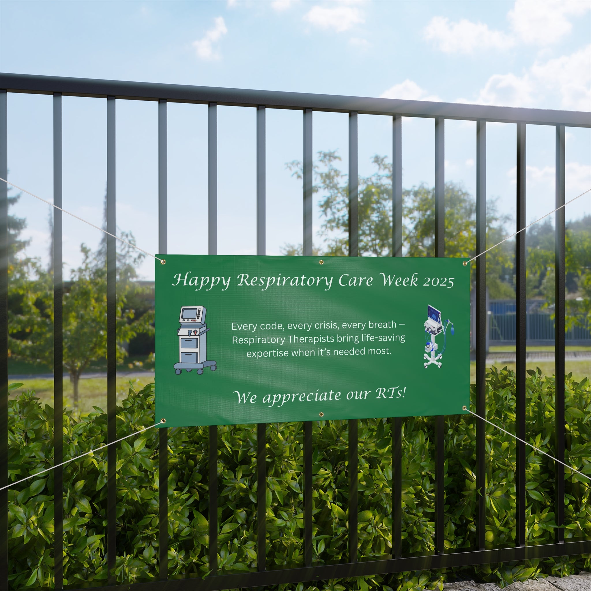 Respiratory Care Week Banner - Lung Monkey