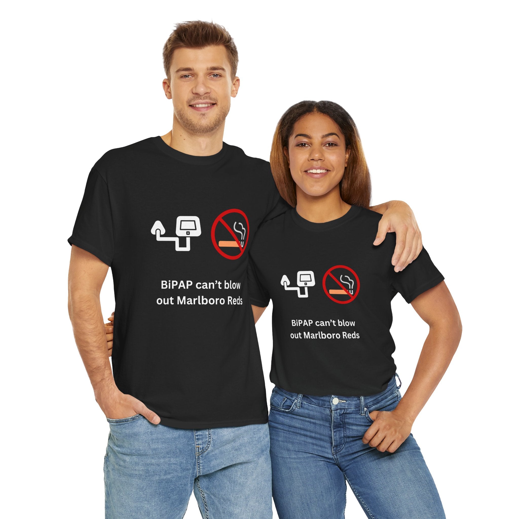 BiPAP Can't Blow Out Marlboro - RT Tees