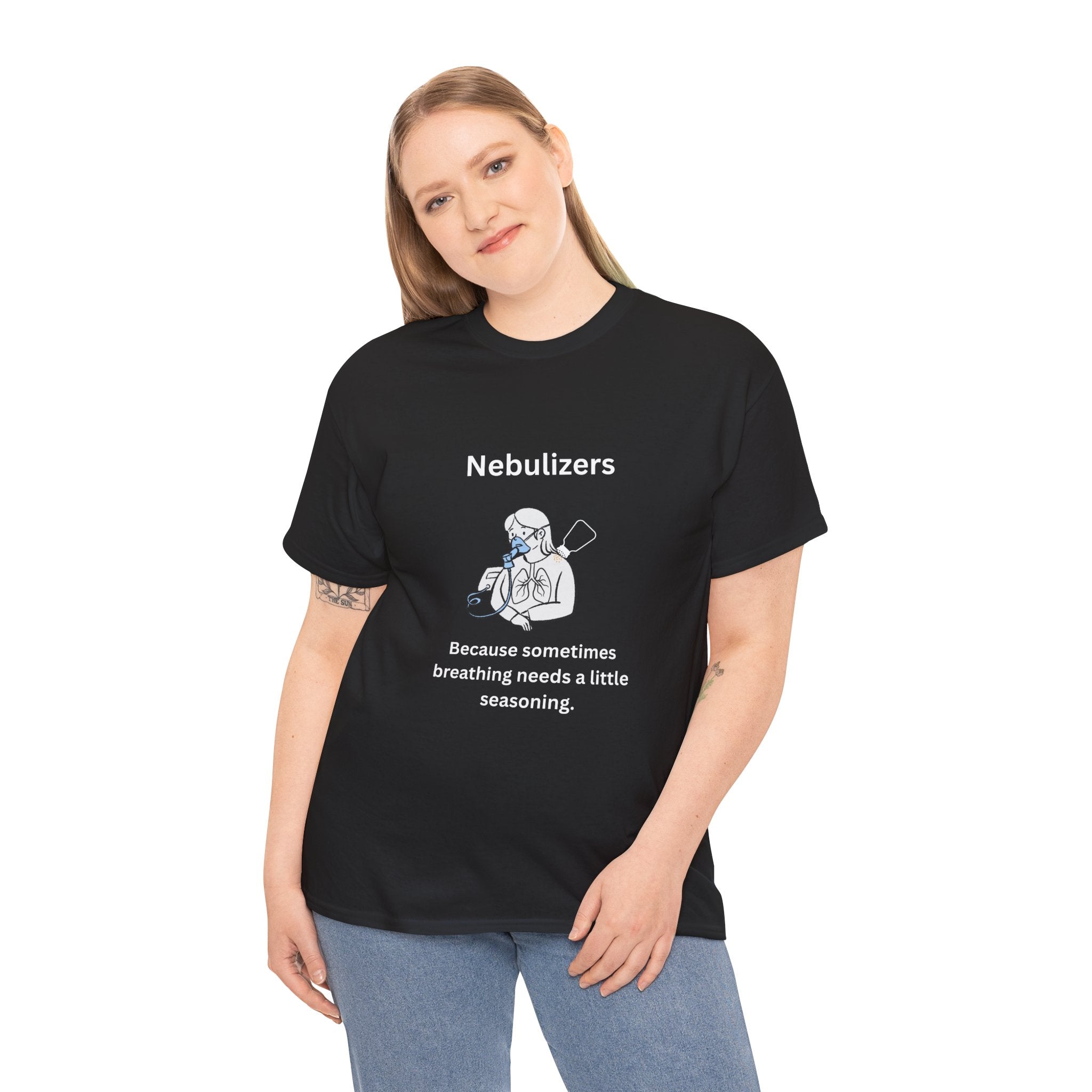 Nebulizer Seasoning - Respiratory Tee - Lung Monkey