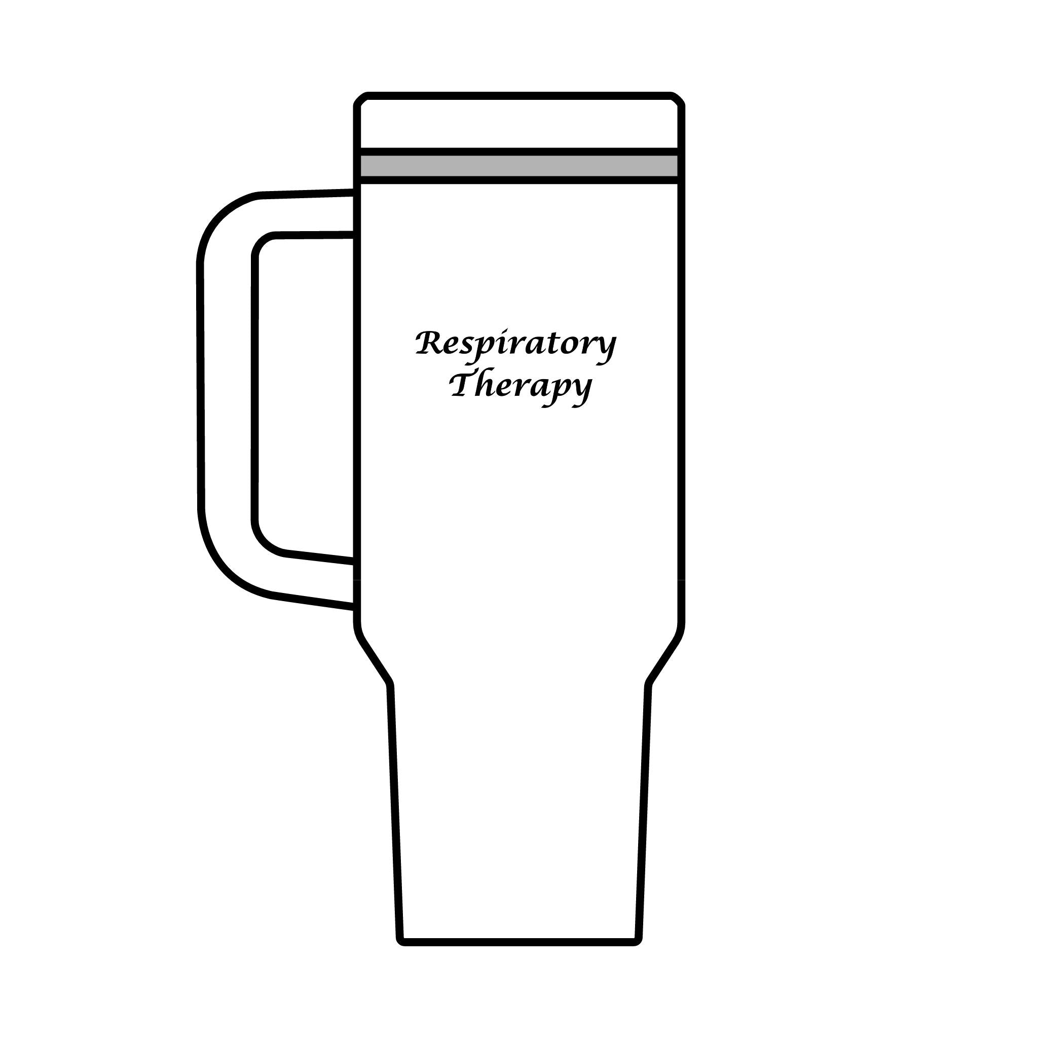 Respiratory Therapy 40oz Mug - Lung Monkey